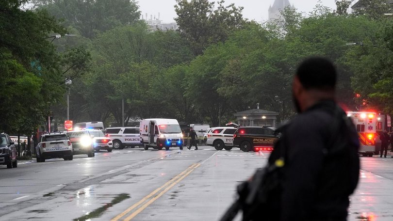 A suspect has been detained after a shooting near the grounds of the White House.