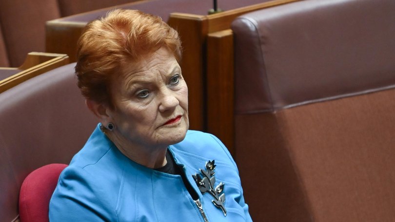 Pauline Hanson's One Nation has surged in the polls. Picture: NewsWire / Martin Ollman