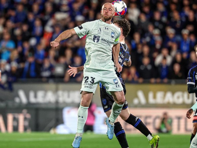 Rhyan Grant says Sydney FC's future looks strong despite the pain of their grand final loss. (Shane Wenzlick/AAP PHOTOS)
