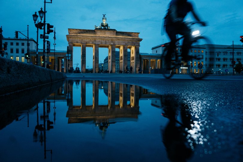 View to Brandenburg Gate, Berlin