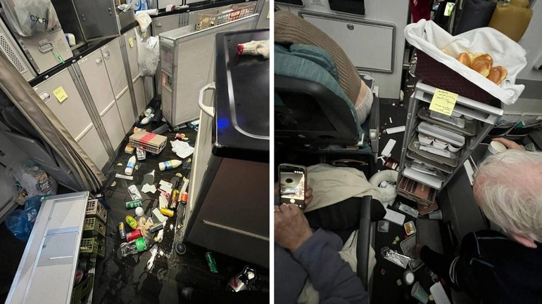 The turbulence injured 10 people, eight of whom were taken to hospital.