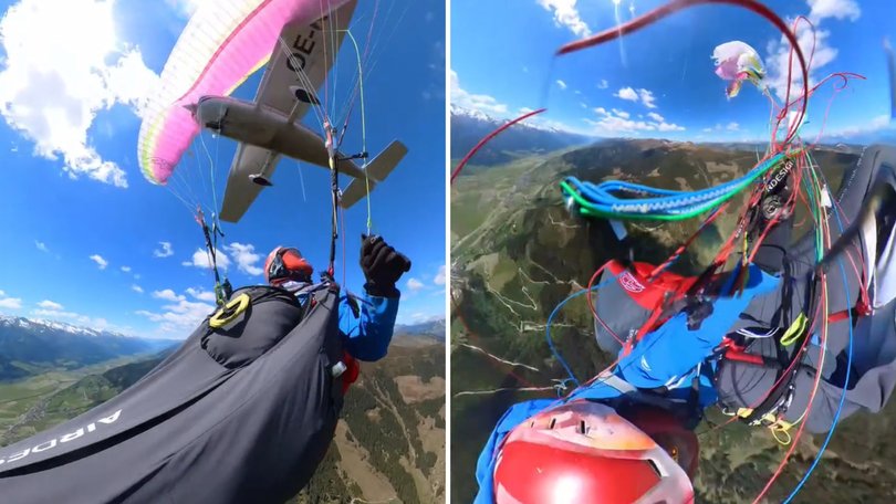 A 44-year-old woman managed to escape with only bruises after the terrifying ordeal.