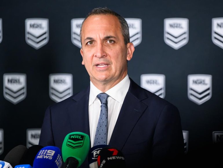 Andrew Abdo has resigned as CEO of the NRL.
