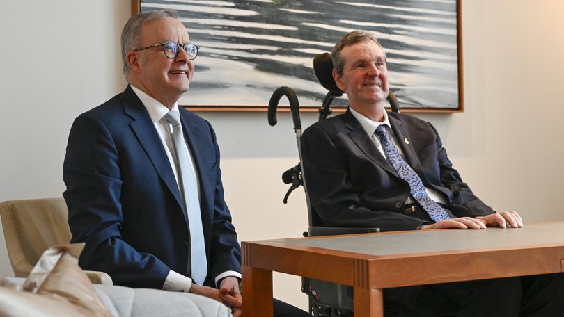 Parliamentary proceedings have taken a back seat for a few moments as Anthony Albanese and Angus Taylor delivered heartfelt tributes to AFL legend Neale Daniher.
