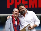 Garry Lyon (R) wants Anthony Albanese to help fight MND following the death of Neale Daniher (L).