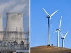 Renewable projects are edging closer to taking over from coal and gas for Australia's energy needs. (Dan Himbrechts / Mick Tsikas/AAP PHOTOS)