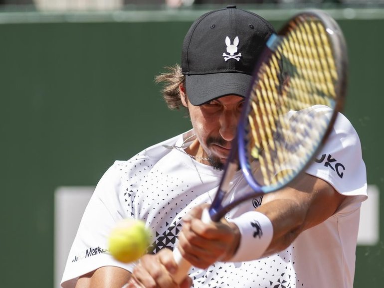 Australia's Alexei Popyrin will drop down the rankings after his first-round loss in Paris.  (EPA PHOTO)