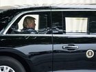 President Donald Trump departs after his scheduled physical at Walter Reed National Military Medical Center in Bethesda, Md., on Tuesday, May 26, 2026. (Doug Mills/The New York Times)