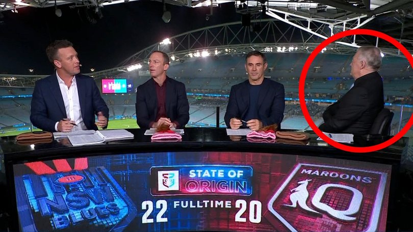 Phil Gould turned his back on the cameras and refused to answer James Bracey’s Kalyn Ponga question.