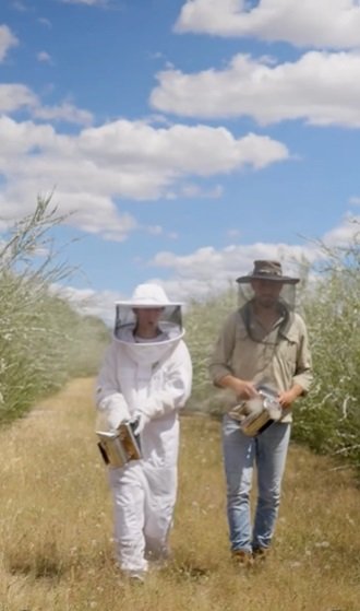 Buddy and Jesinta Franklin the faces of Honey For Life.