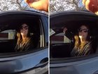 Police bodycam footage has gone viral after an influencer was pulled over for alleged distracted driving.