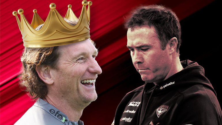 James Hird wants to lead the Bombers again. 