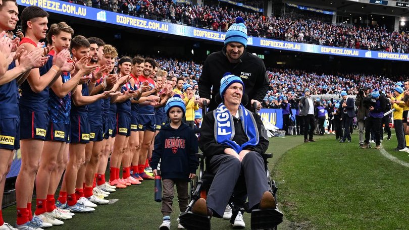 Neale Daniher helped raised millions of dollars to fight the disease he call 'the Beast'. (Joel Carrett/AAP PHOTOS)
