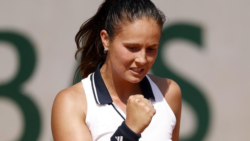 Australia's Daria Kasatkina has made it through to the third round at Roland Garros. (EPA PHOTO)