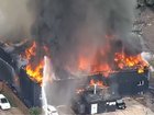 At least four have been killed so far in the blaze.