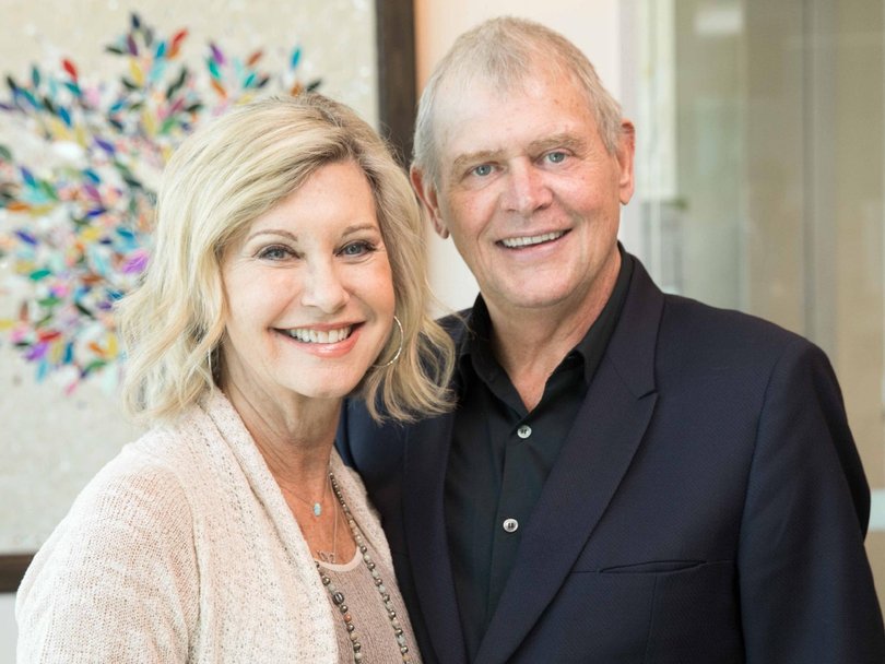 FILE: Olivia Newton-John and John Farnham.