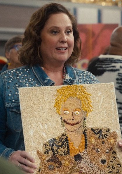 The offending portrait caused problems for the prop department. 