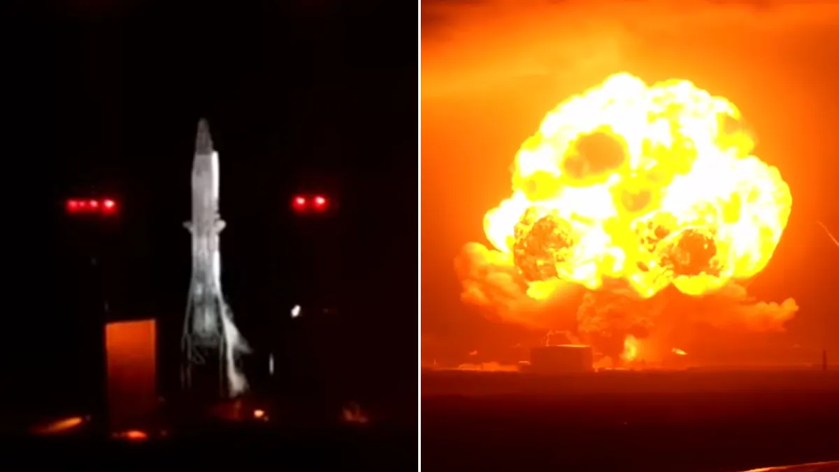 Blue Origin rocket explodes into massive fireball during latest engine test