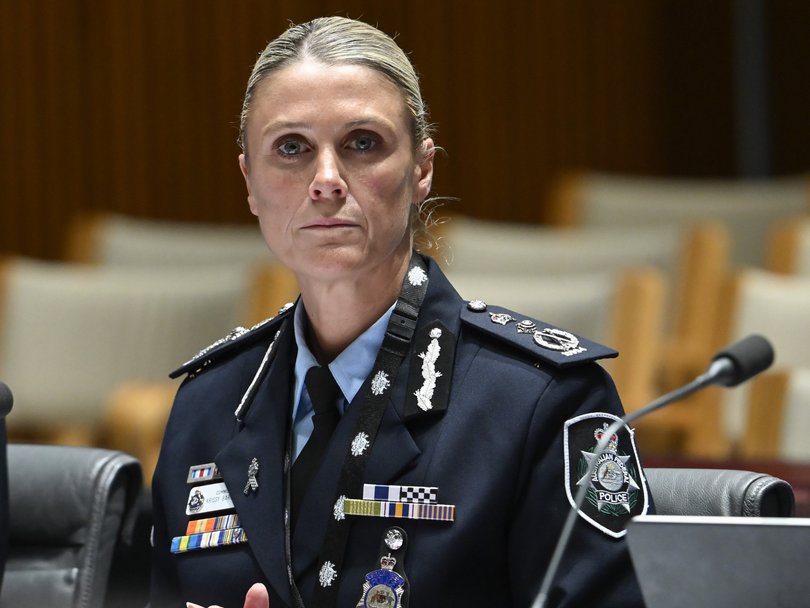 Australian Federal Police commissioner Krissy Barrett.
