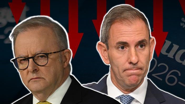 Anthony Albanese and Jim Chalmers are facing an uphill battle to sell the budget to voters. 