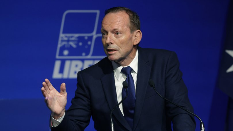 Tony Abbott was elected unopposed as the new president of the Australian Liberal Party.