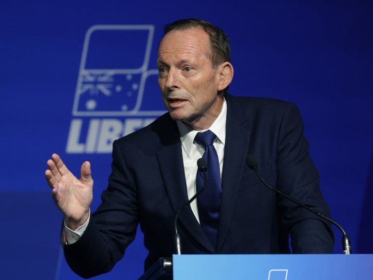 Tony Abbott was elected unopposed as the new president of the Australian Liberal Party.