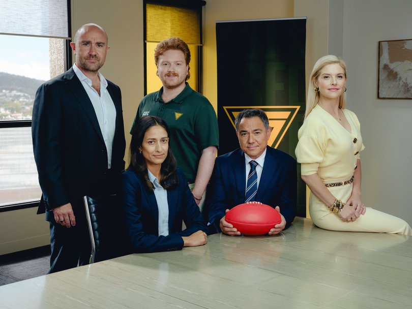 New ABC series Ground Up - Josh McConville, Emma Harvie, Dylan Murphy, Sam Pang and Lucy Durack