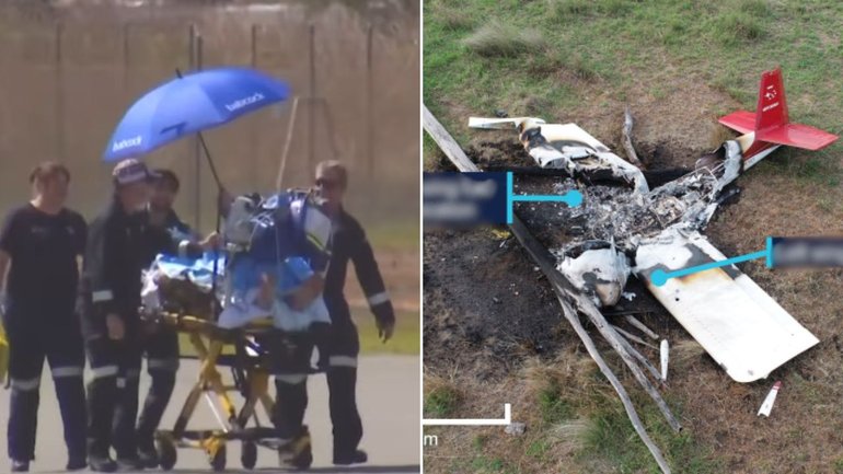 A Queensland pilot has survived a plane crash in Gladstone.