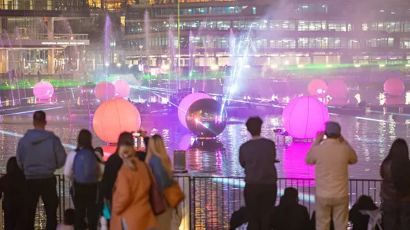Vivid Sydney drone shows cancelled after Cockle Bay crash sends drones falling into Sydney Harbour