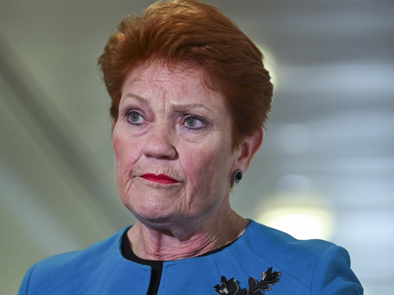 Pauline Hanson will not rule out a lower house run in the 2028 election. Picture: NewsWire / Martin Ollman