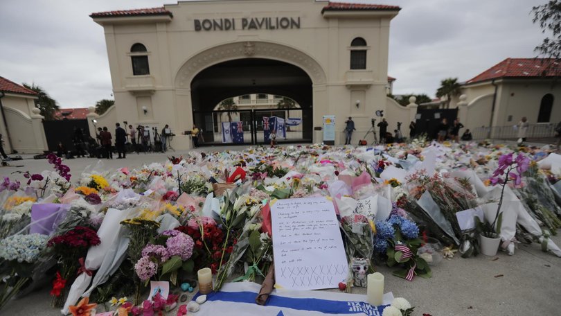 Eleven people were shot, 10 of them fatally, in the first 29 seconds of Australia’s deadliest terror attack. Picture: NewsWire / Christian Gilles
