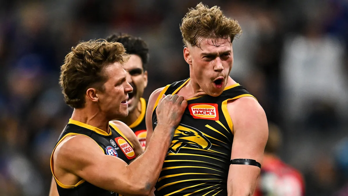 Harley Reid: West Coast Eagles star produces Goal of the Year contender with ripper against Essendon Harley Reid: West Coast Eagles star produces Goal of the Year contender with ripper against Essendon