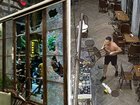 The man allegedly caused thousands of dollars worth of damage after going on a violent frenzy at a cafe in Vietnam