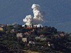 Smoke rises following Israeli bombardment in southern Lebanon.