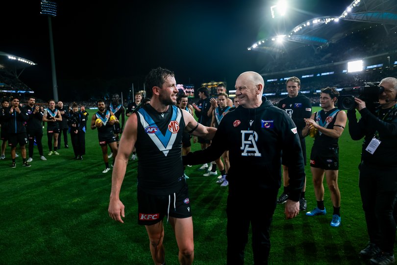 Travis Boak and Ken Hinkley last year.