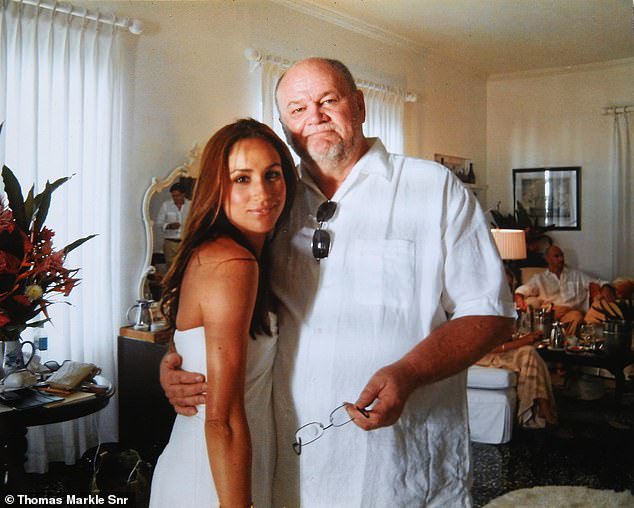 Meghan Markle and her father Thomas Markle Snr.