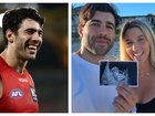 Christian Petracca and wife Bella are expecting their first child.