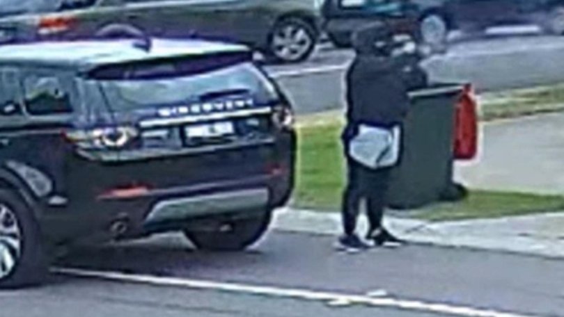 The man appears to be filming as he fires shots. Picture: Victoria Police