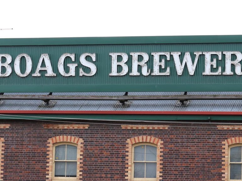 The brewery has long been a part of the landscape in Australia's third-oldest city. (Ethan James/AAP PHOTOS)