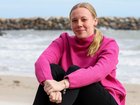 Madz June found herself trapped in quicksand at Glenelg North beach. Eleni Tzanos