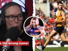 Former Olympian Susie O’Neill has mistakenly said Mitch Robinson (centre) has come out as gay, and Robinson’s response has prompted backlash from openly bisexual former Eagle Mitch Brown (right).