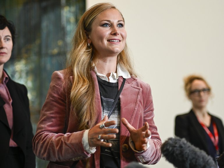 Critics pile on Grace Tame after ABC podcast announcement.
