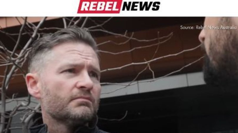 ABC star Charlie Pickering called a new podcast launched by the national broadcaster and Grace Tame ‘problematic’. Picture: Rebel News