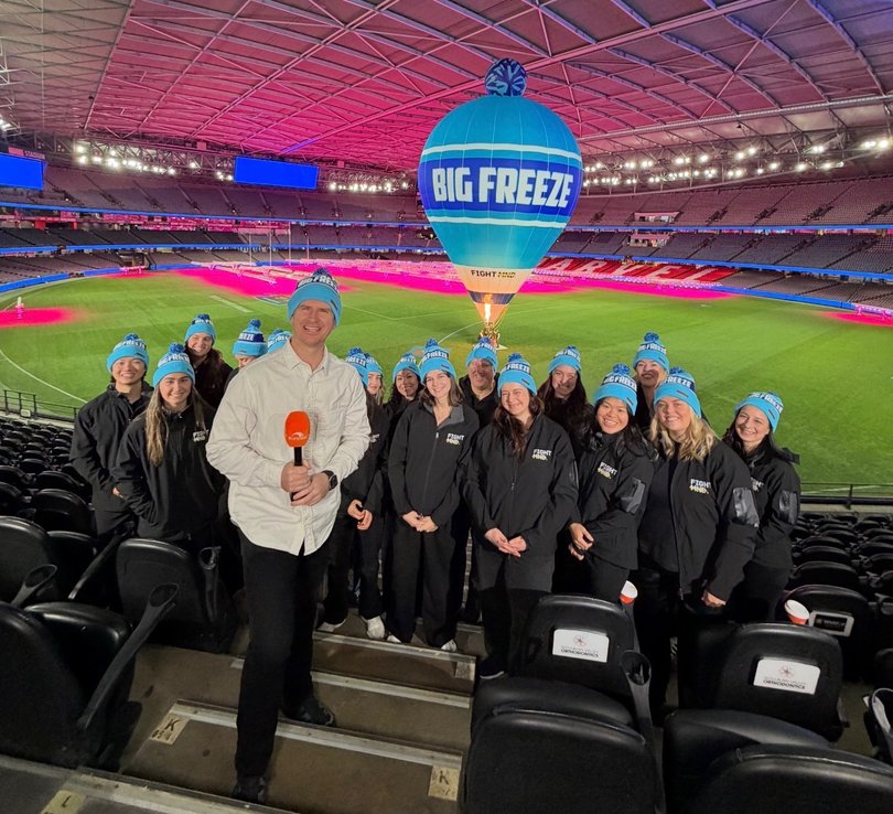 Sam Mac launched the Big Freeze 12 on Sunrise.
