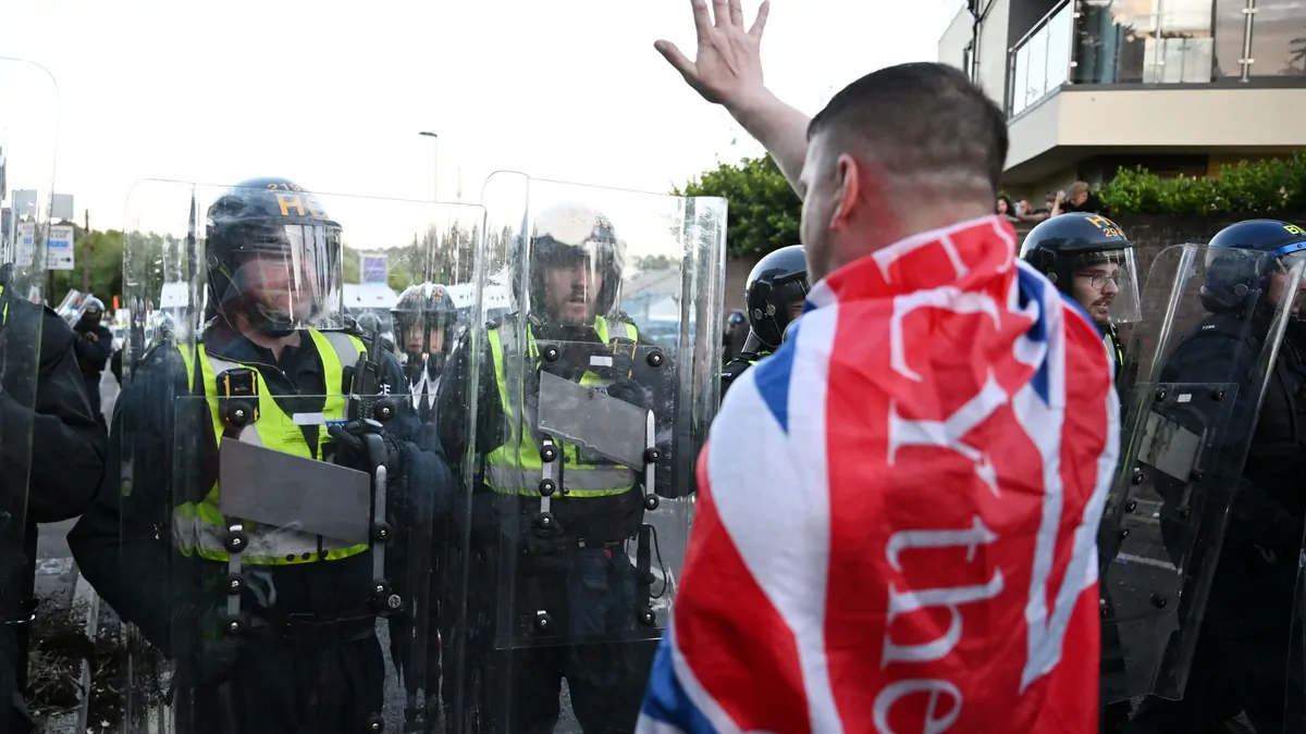 Video of UK student’s dying moment sparks violent protests