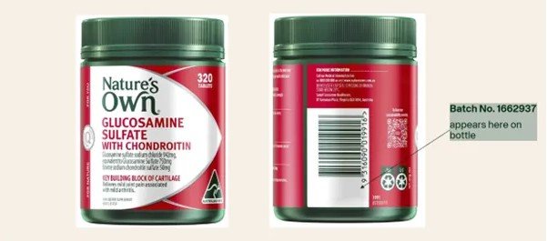 Nature's Own Glucosamine Sulfate with Chondroitin.