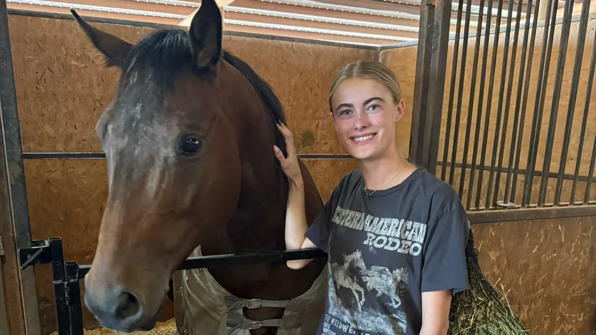 Obsessed' teen girl arrested after three horses belonging to barrel racing competitors stabbed multiple times | The Nightly