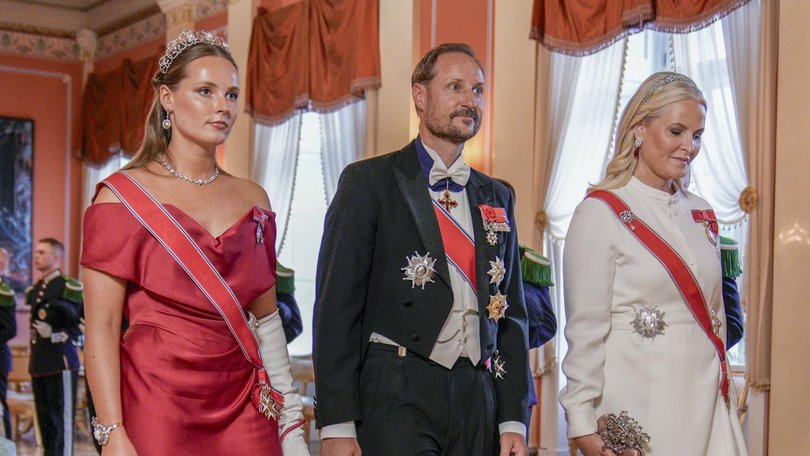 Norwegian Princess Ingrid Alexandra (left) left Australia due to her mother's deteriorating health. 