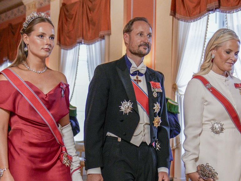 Norwegian Princess Ingrid Alexandra (left) left Australia due to her mother's deteriorating health. 
