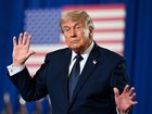 Donald Trump is ready for a night of fun amid distruction in the Middle East.